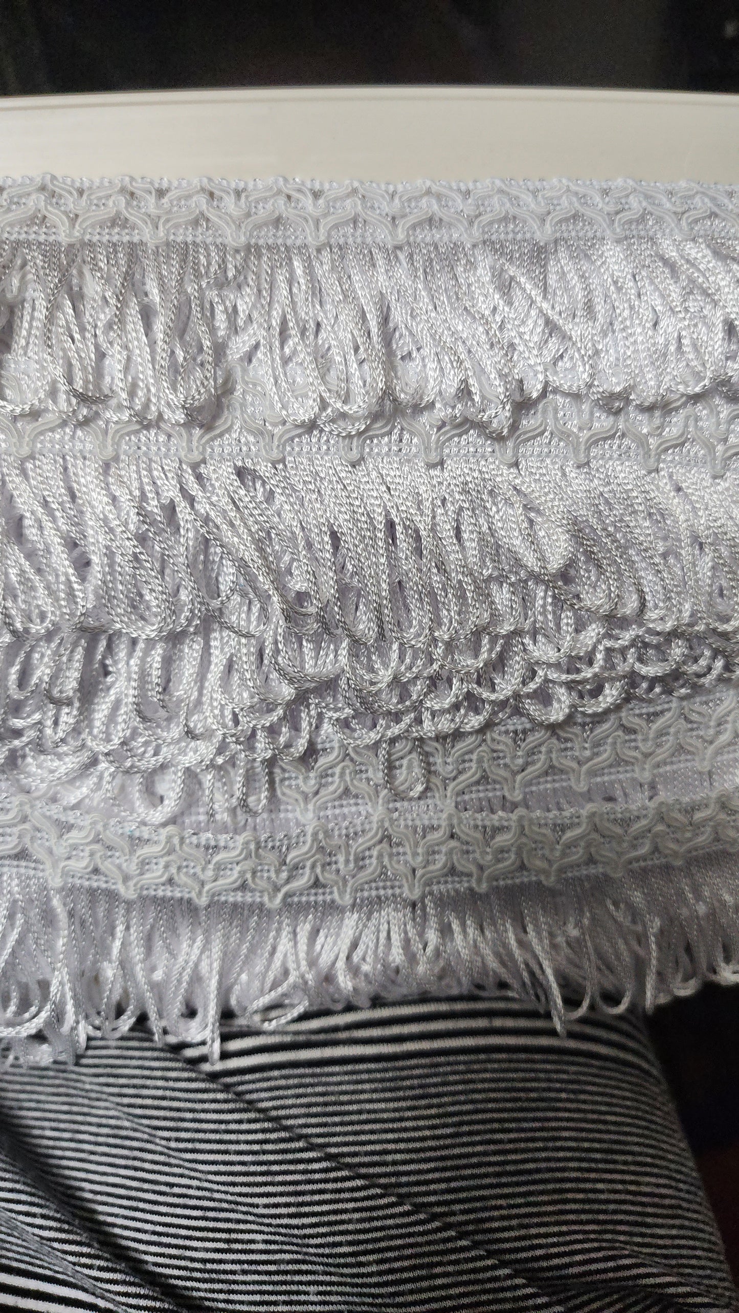 Looped fringe trim 3 yards each color bundle