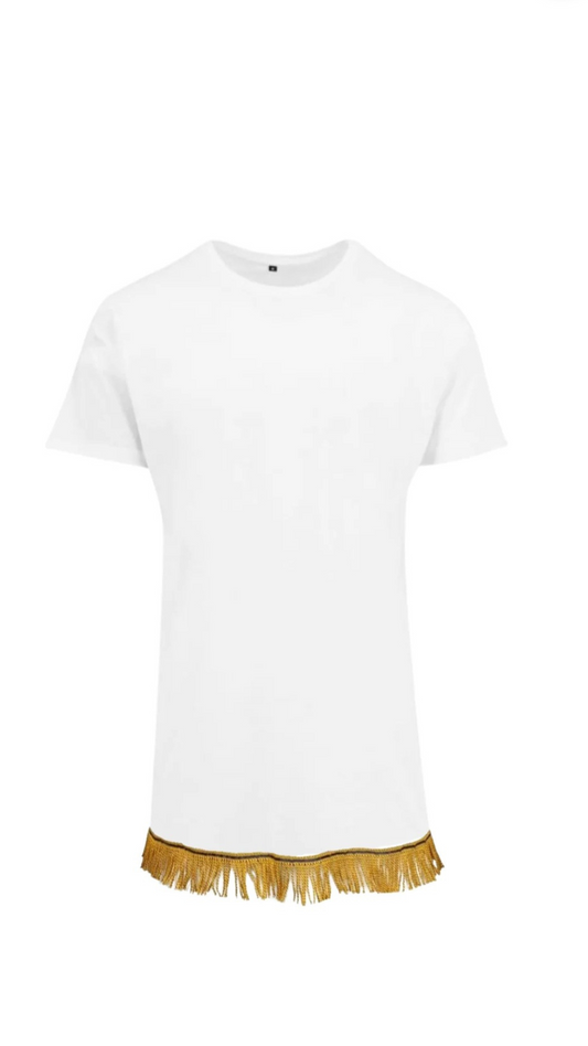 Mens single fringed t-shirt collection