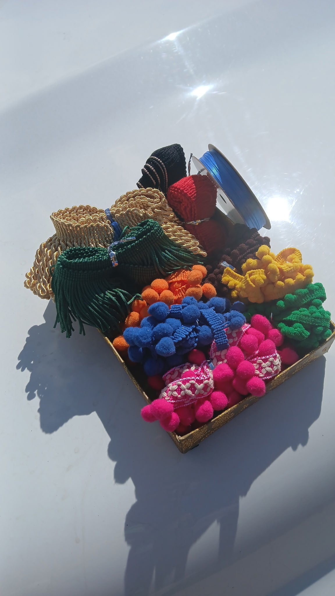 Mystery box 10 yard fringes and trims with free ribbion