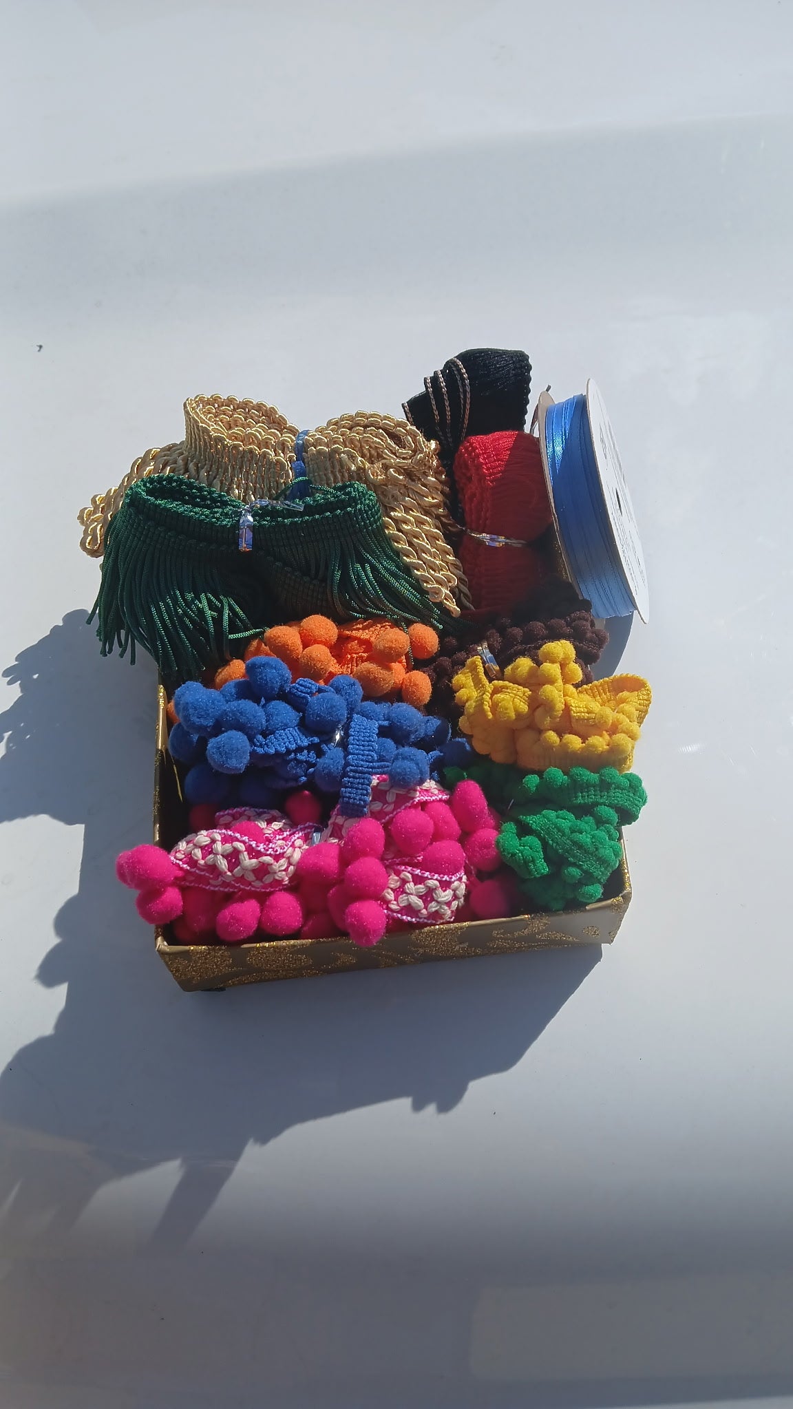 Mystery box 10 yard fringes and trims with free ribbion