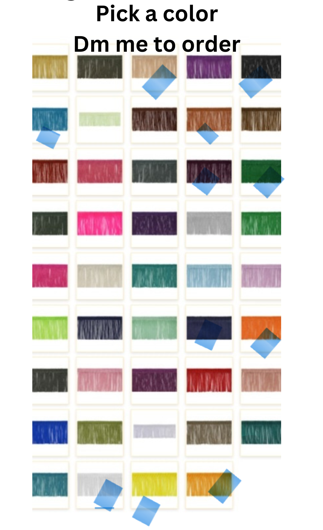 Chinette fringes