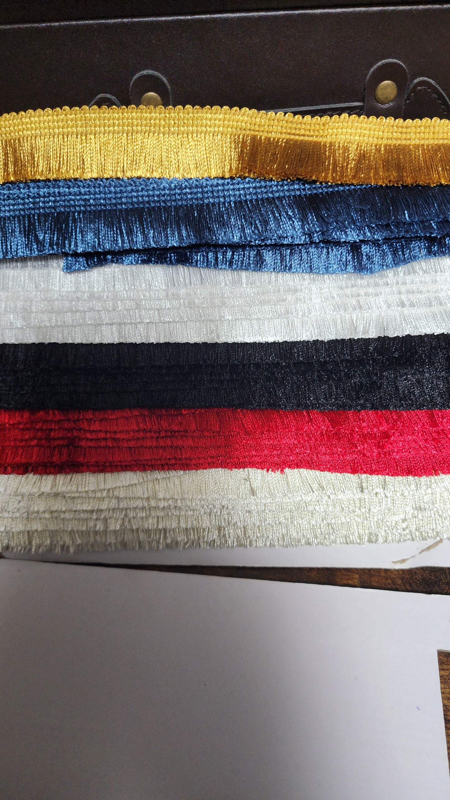 Brush fringes by the yard