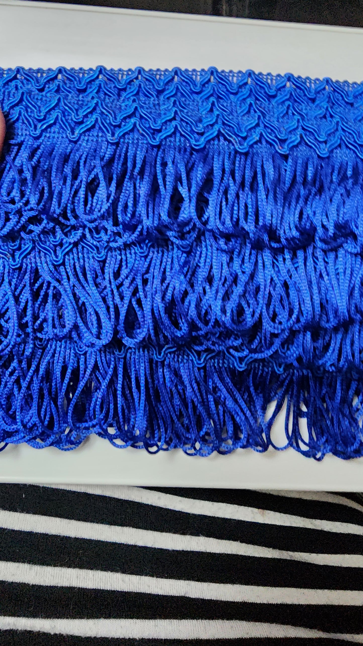 Looped fringe trim 3 yards each color bundle