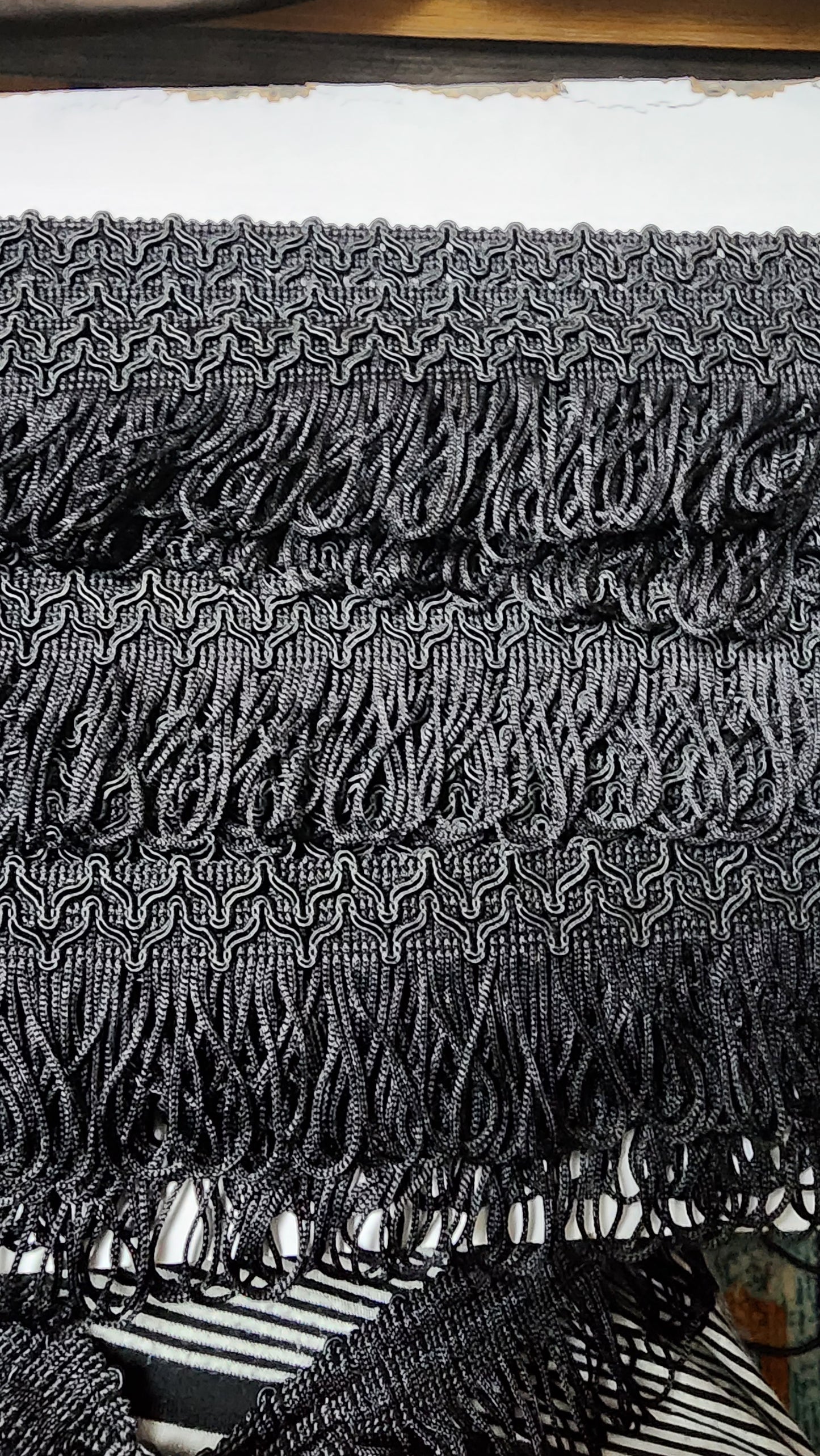 Looped fringe trim 3 yards each color bundle