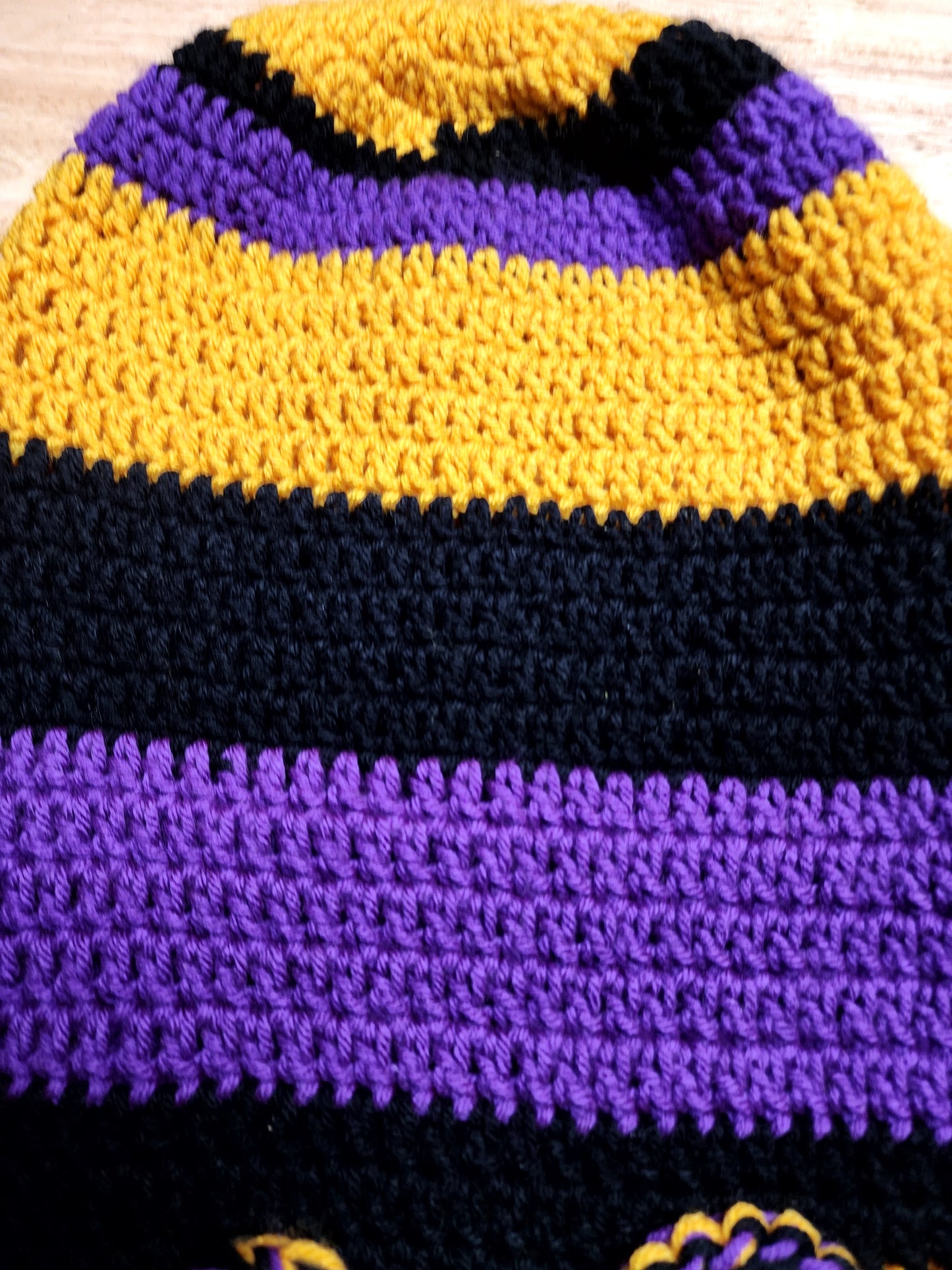 Extra long Bennie crochet hat