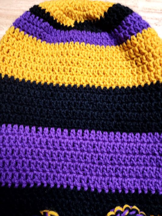 Extra long Bennie crochet hat