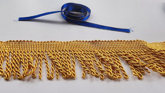 2" Bullion fringes flag yellow 💛
