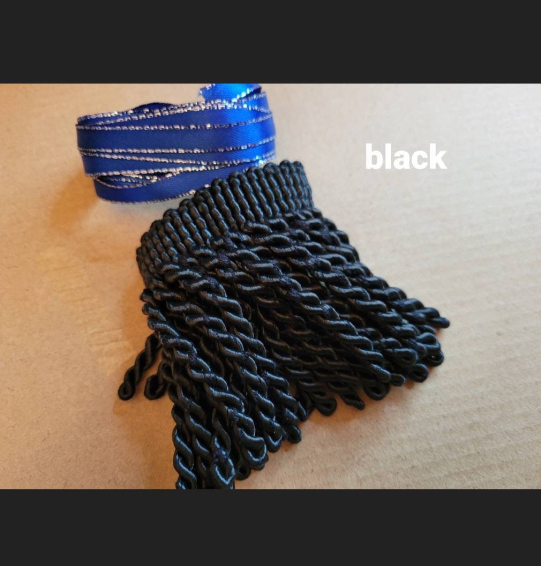Bullion fringes 2.5". (5 yard per color)