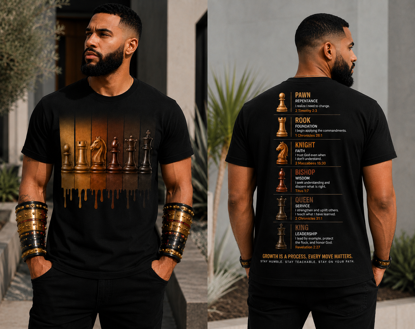 ♟️ Every King started as a Pawn. Every move matters. Every lesson counts. Shop the new Chess Master Shirt  👑🔥