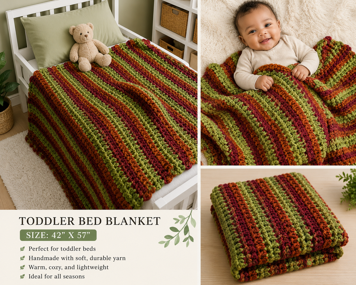Royal Earth Tone Fall Baby Blanket