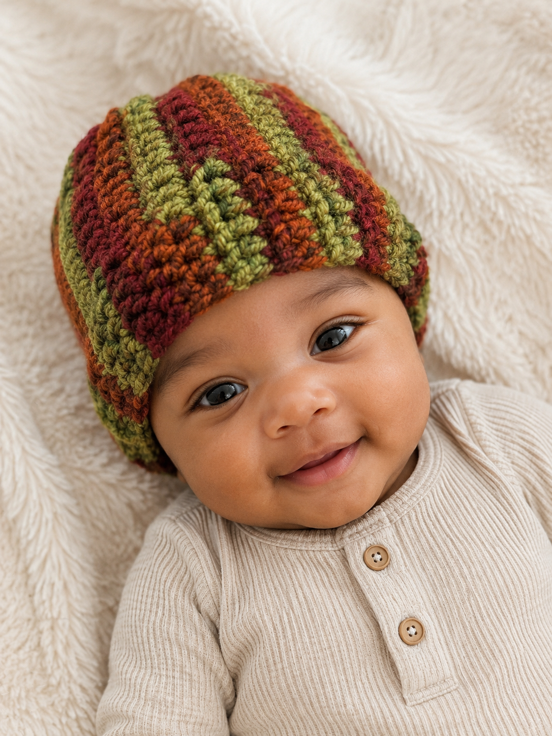 Royal Earth Tone Fall Baby Hat