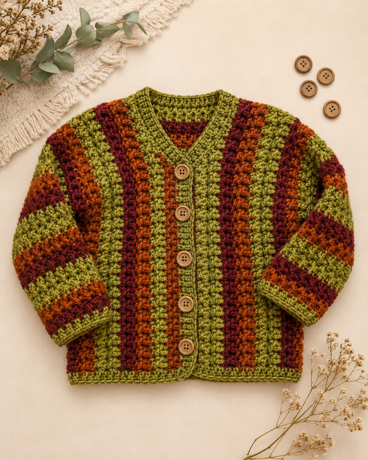 Royal Earth Tone Fall Baby sweater