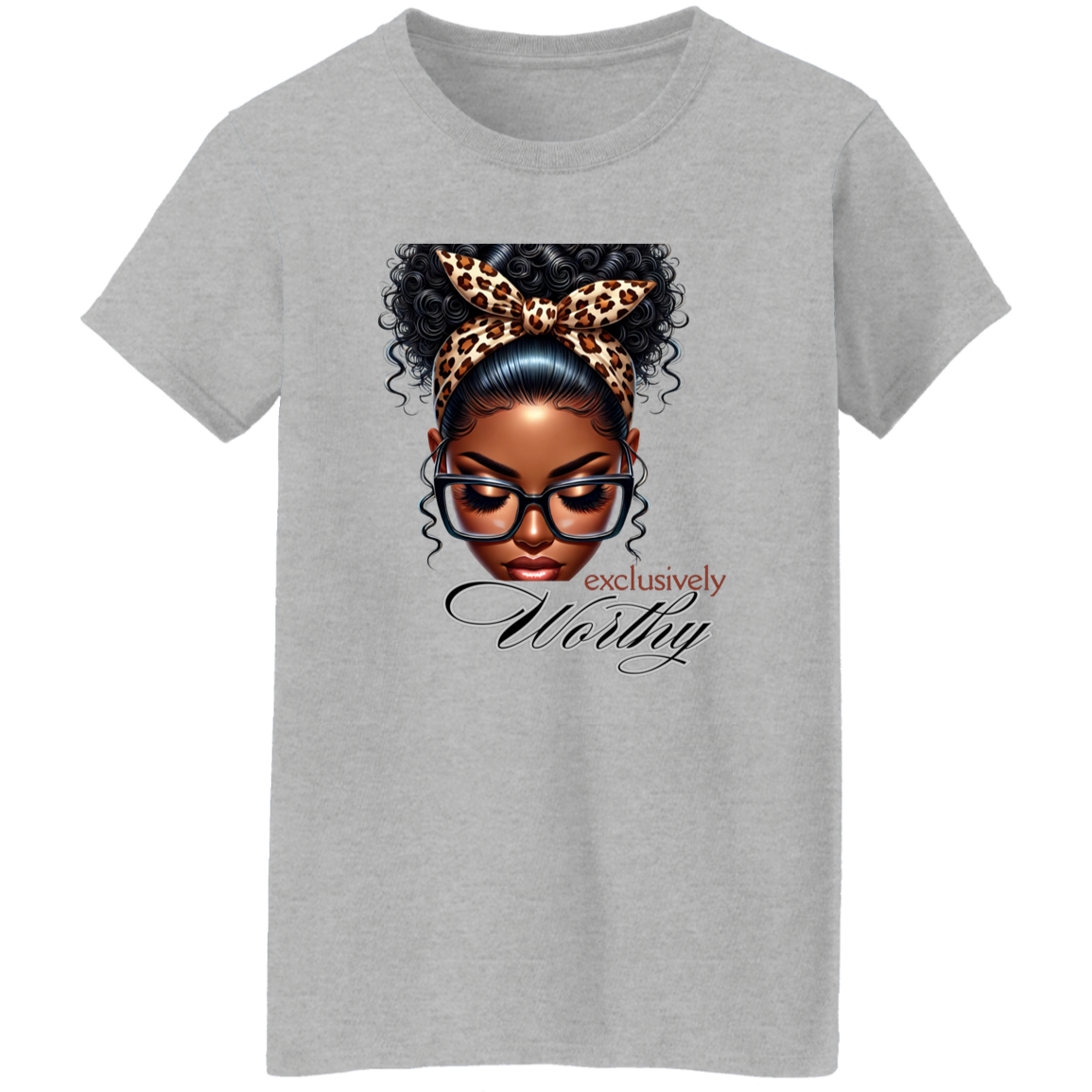 exclusively worthy woman's shirt