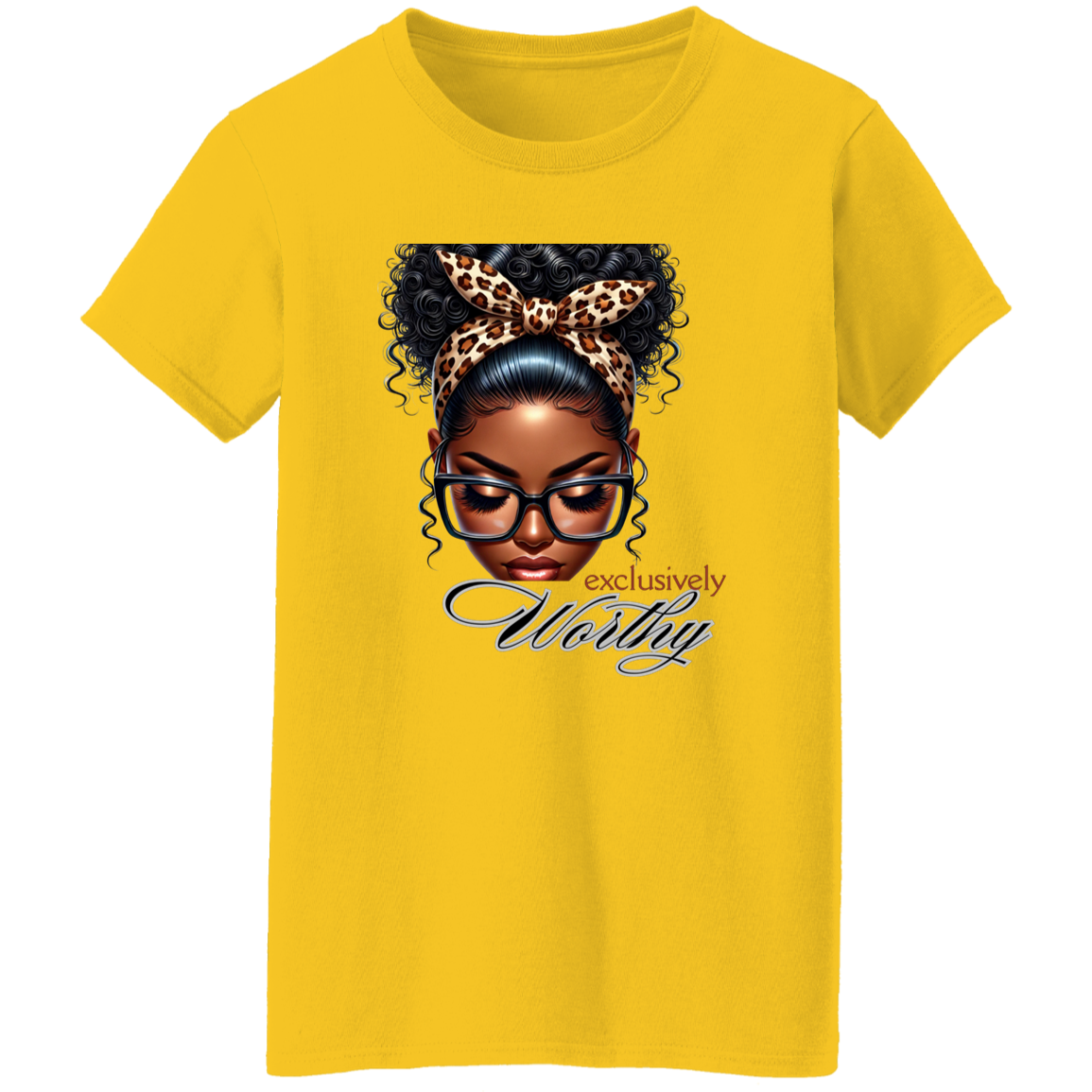 exclusively worthy woman's shirt