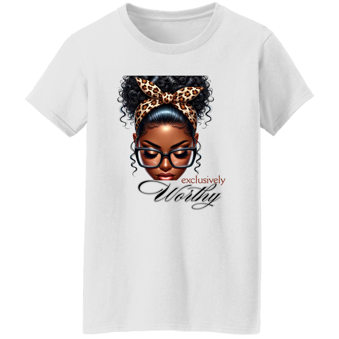 exclusively worthy woman's shirt