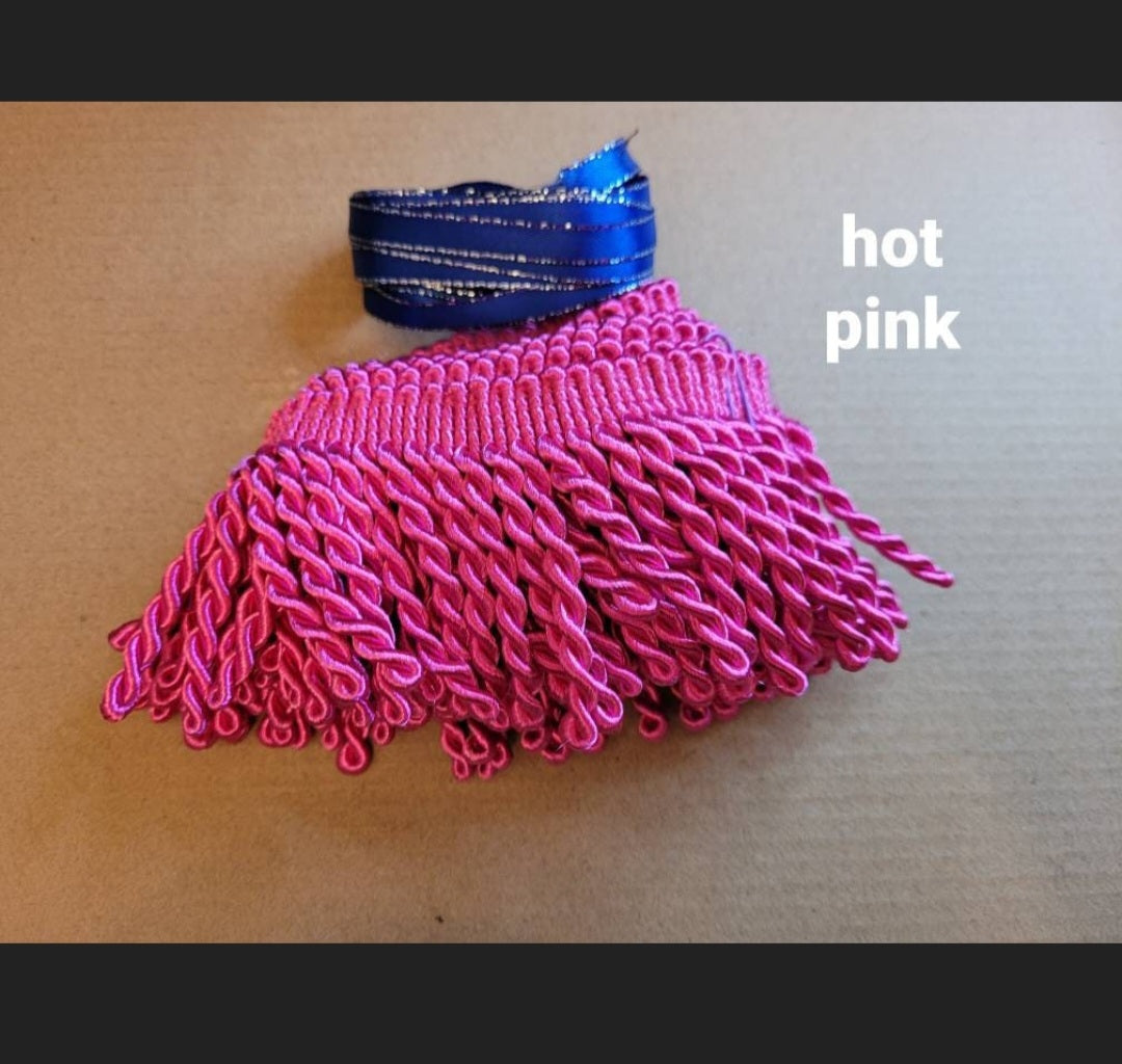 Bullion fringes 2.5". (5 yard per color)