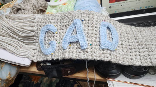 Gad crochet scarf
