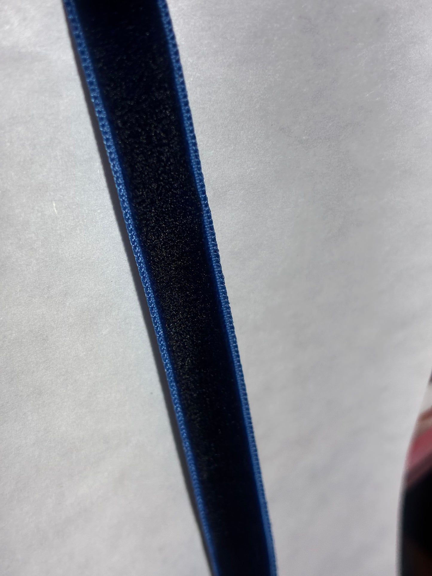 Navy On Navy Rope Style Or Bullion Fringes With Velvet Navy Ribbon Of Blue (6 yard start up kit)