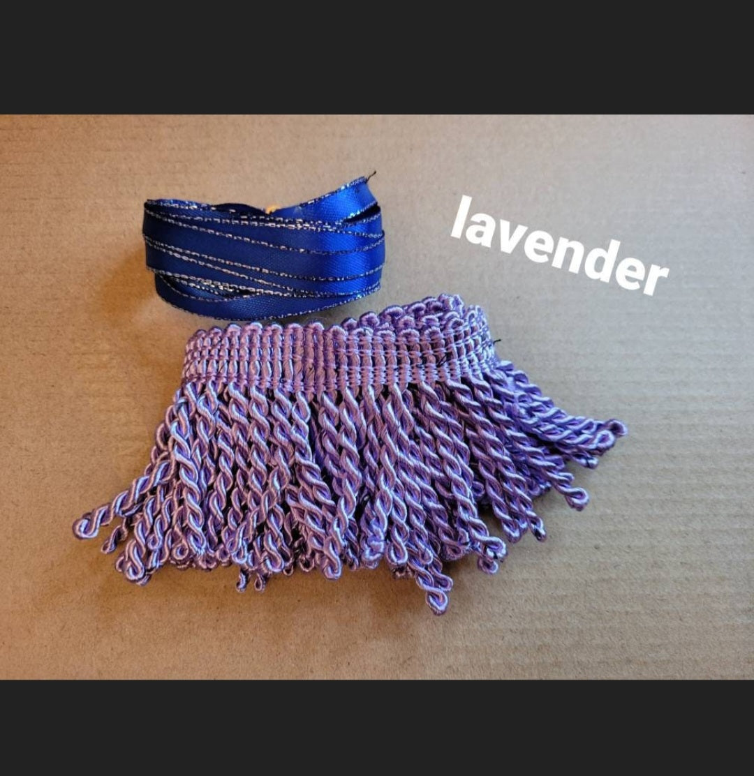 Bullion fringes 2.5". (5 yard per color)