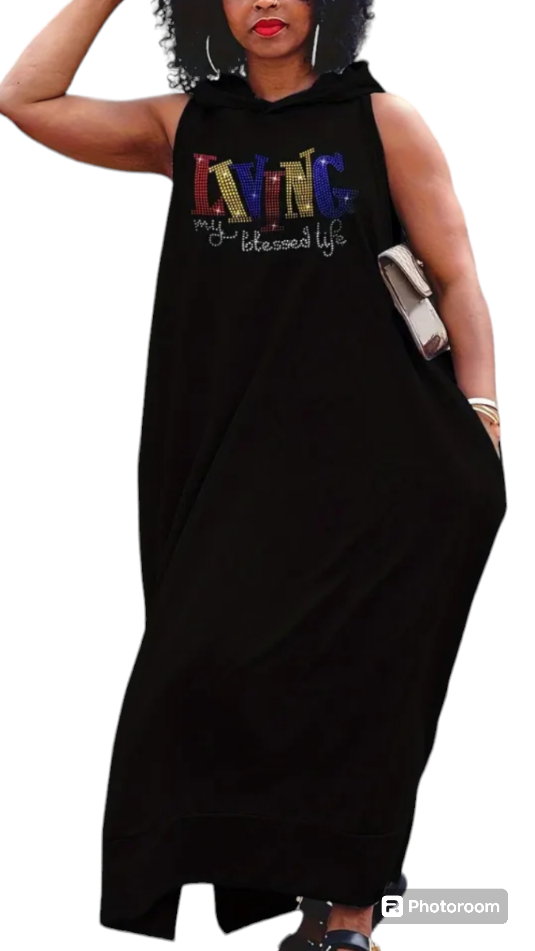 Pocketed Hoddie Dress