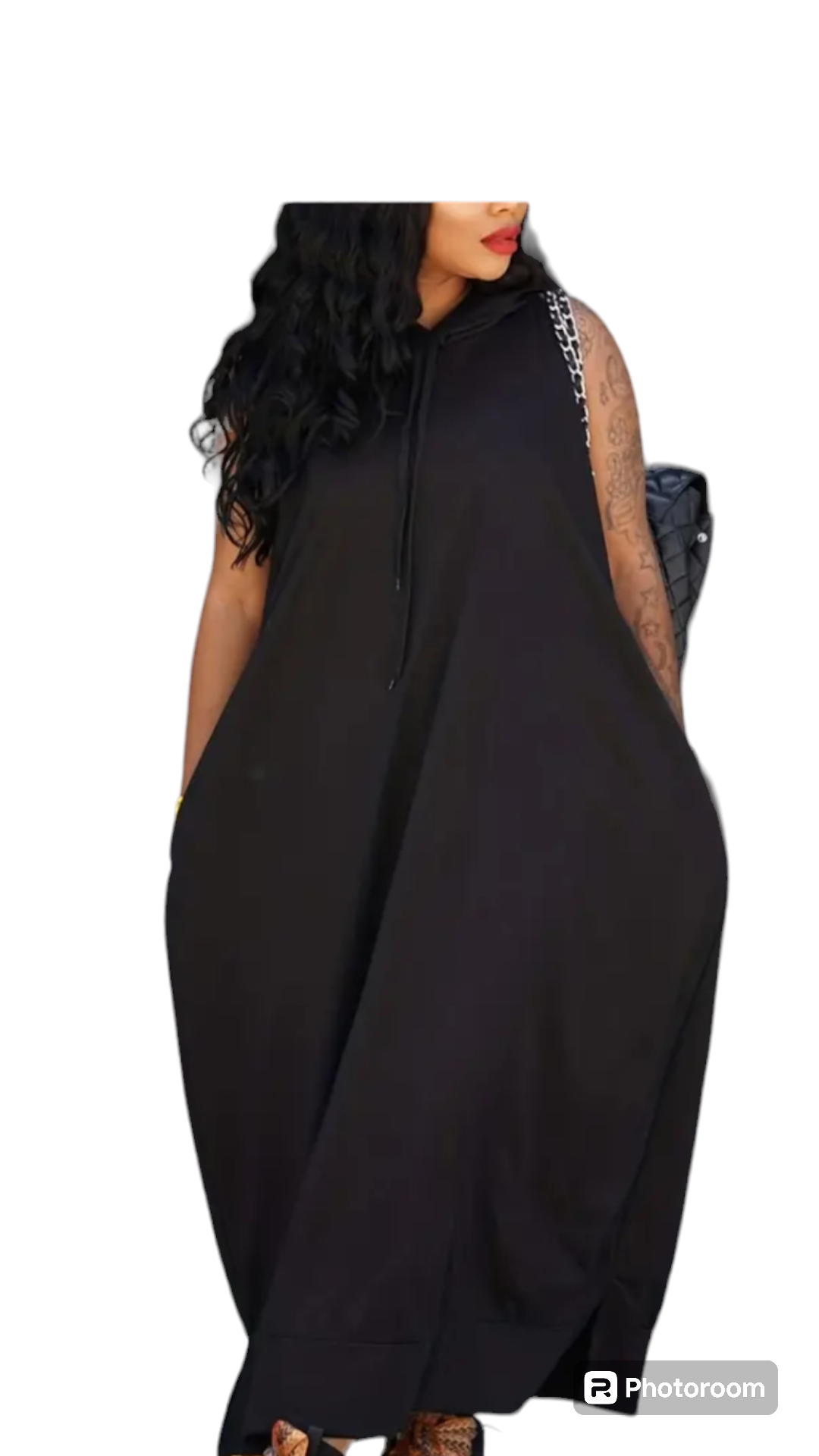 Pocketed Hoddie Dress