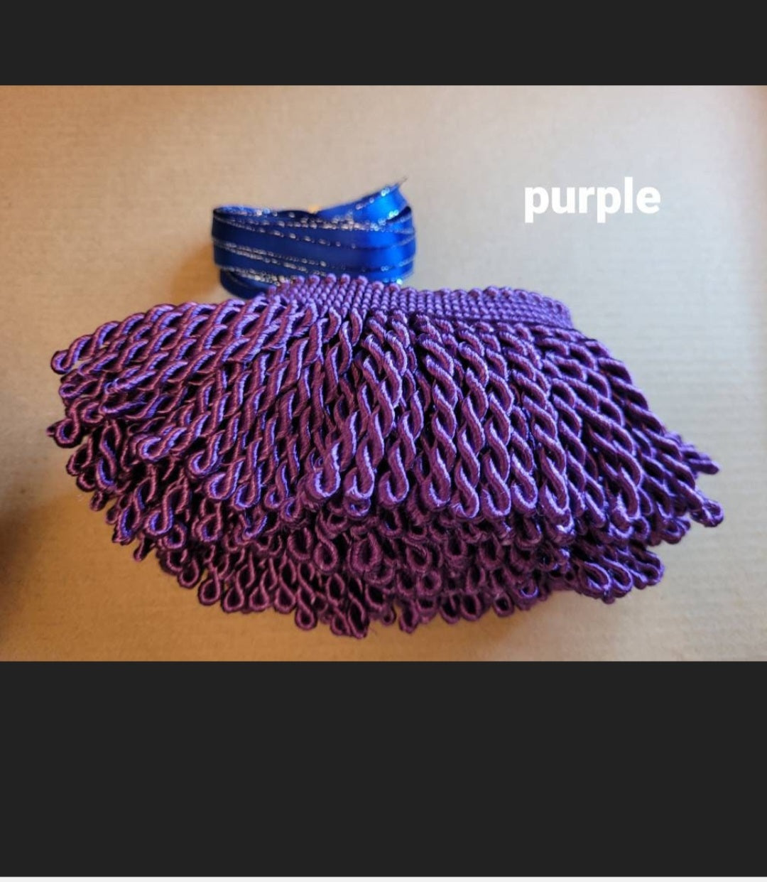 Bullion fringes 2.5". (5 yard per color)