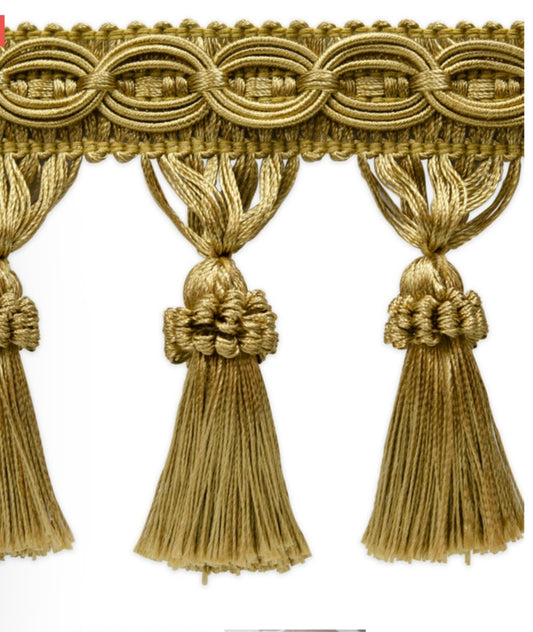 Gold tassel fringe ( by the yard)