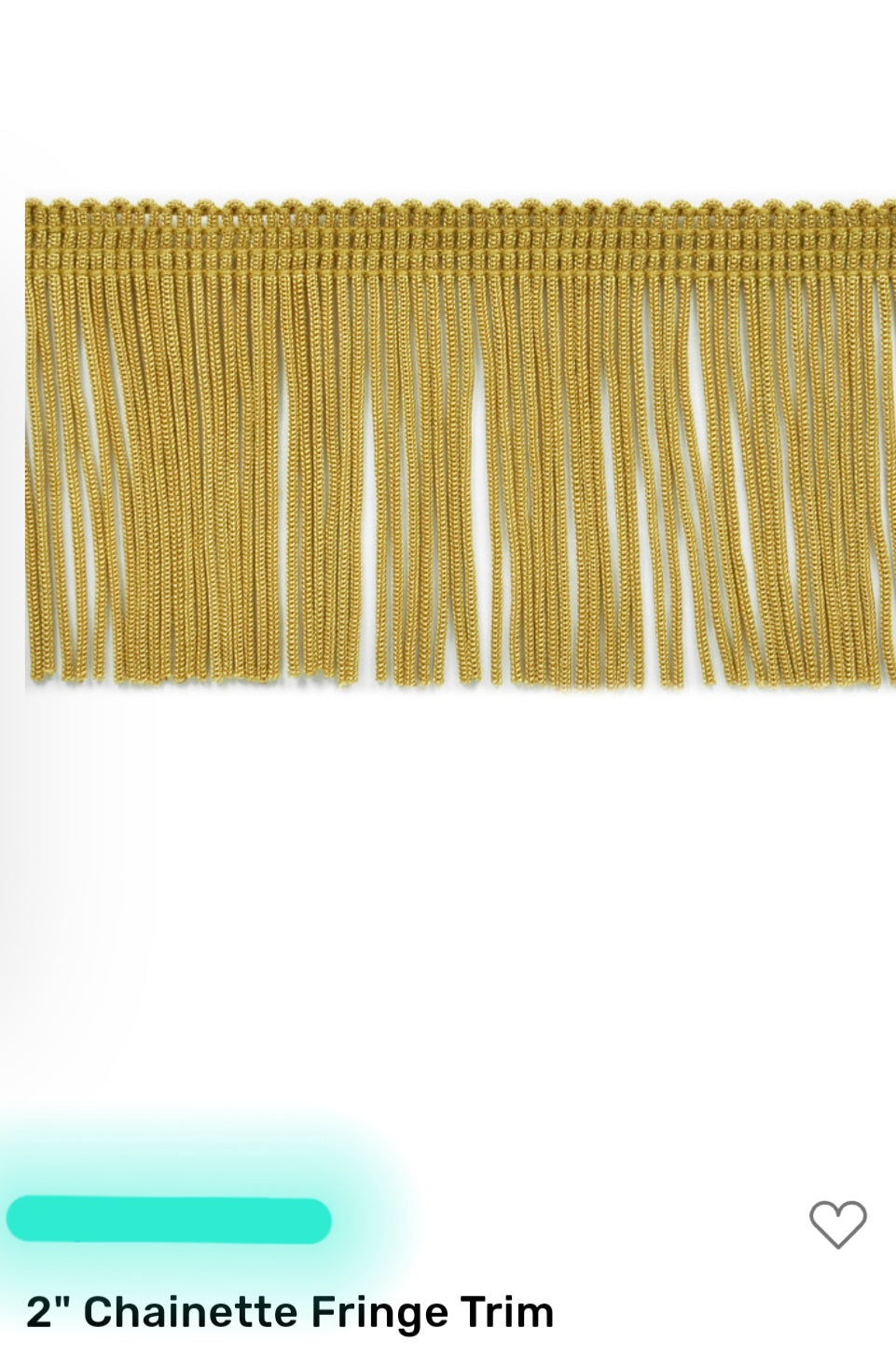 Chinette fringes