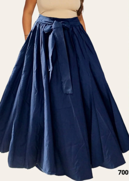 Denim Maxi Skirt