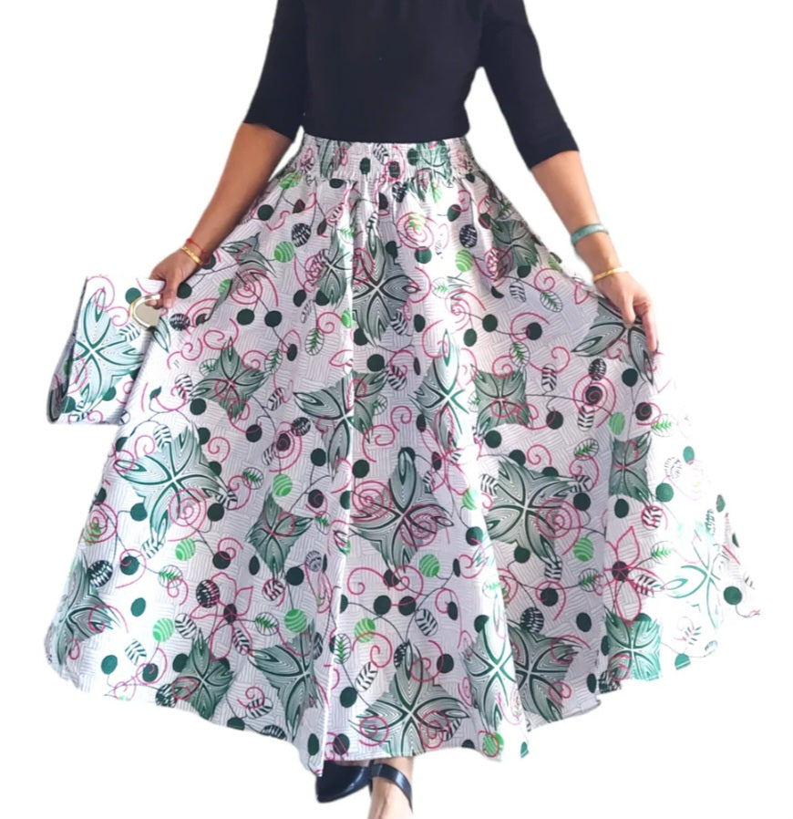 African print 3 piece set with pockets