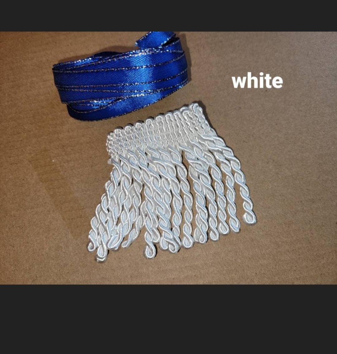 Bullion fringes 2.5". (5 yard per color)