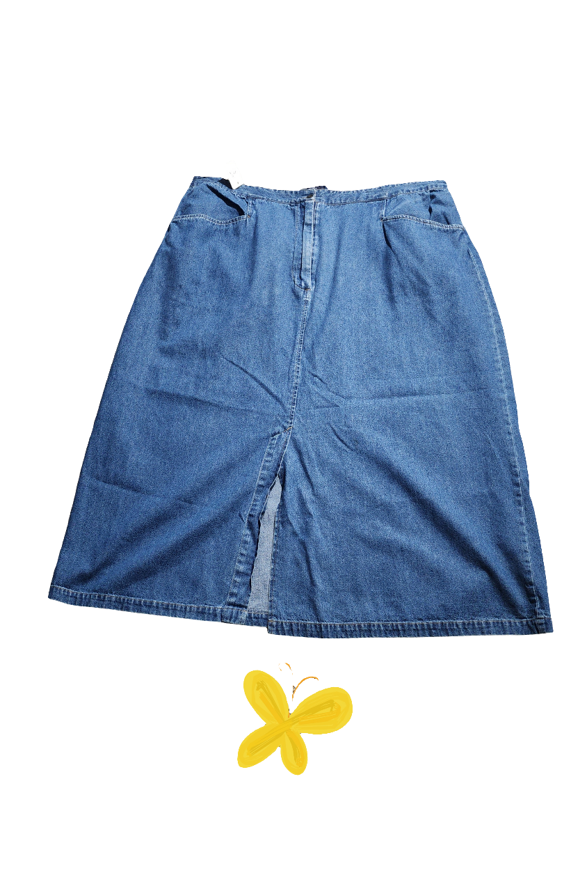 SIZE 24 DENIM JEANS SKIRT