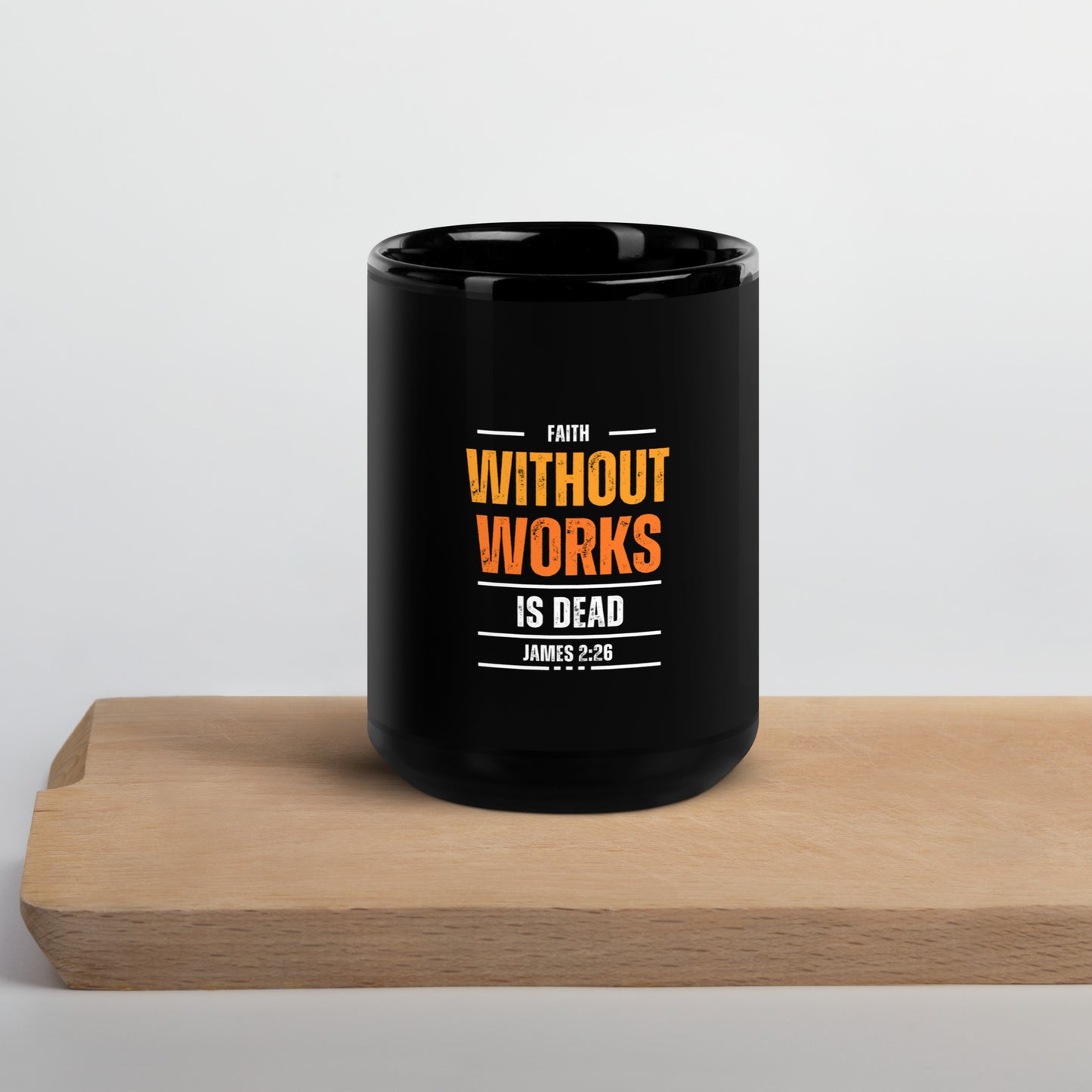 Black Glossy Mug