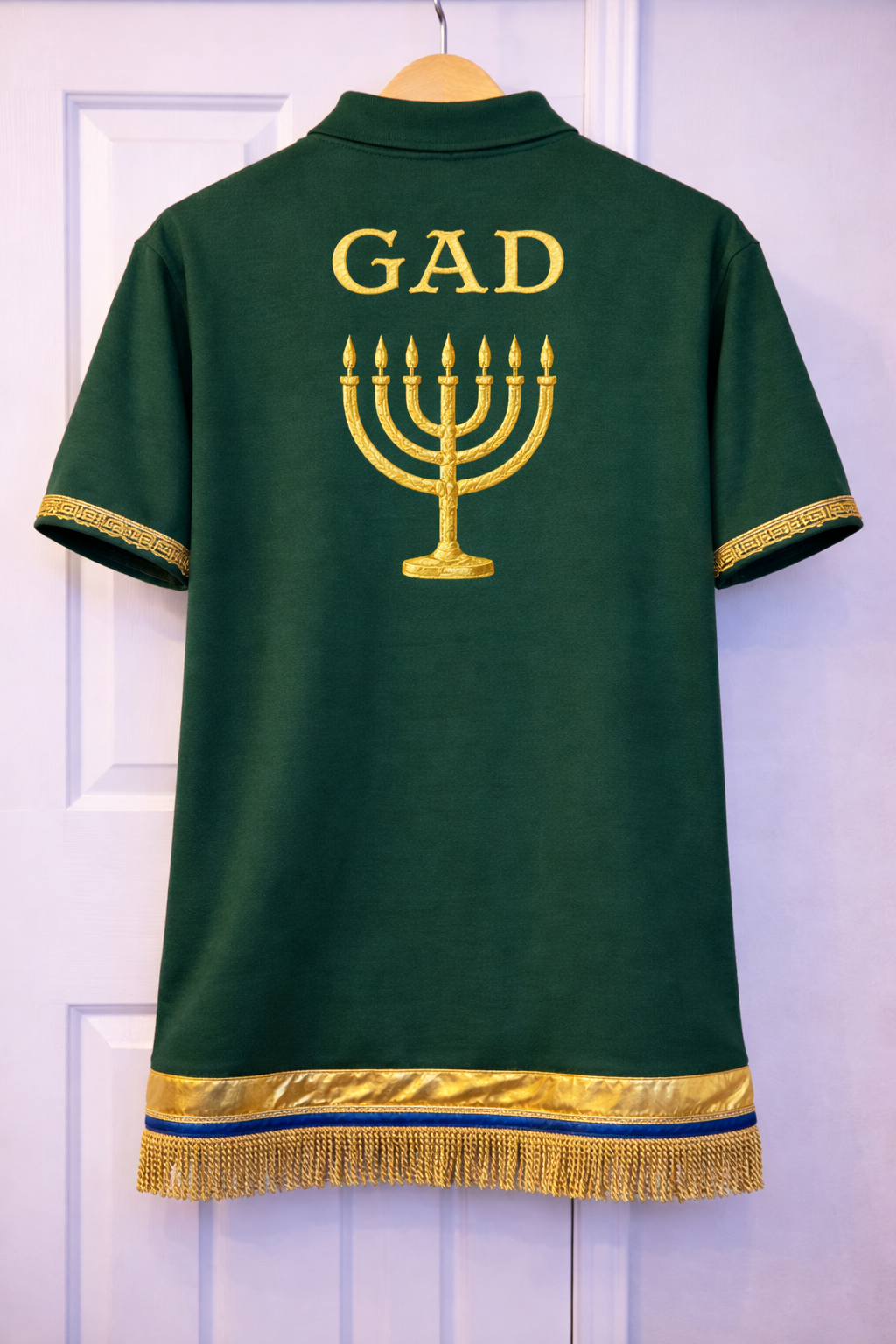 GREEN AND GOLD SHIRT (MENORAH)