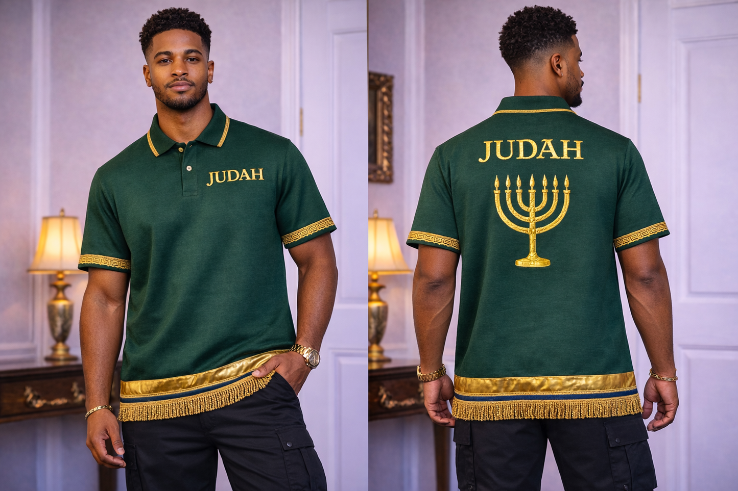 GREEN AND GOLD SHIRT (TRIBE)