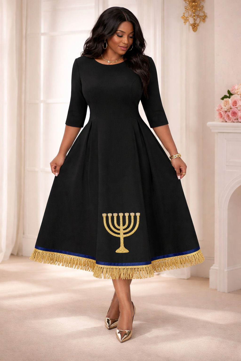Modest Menorah dress