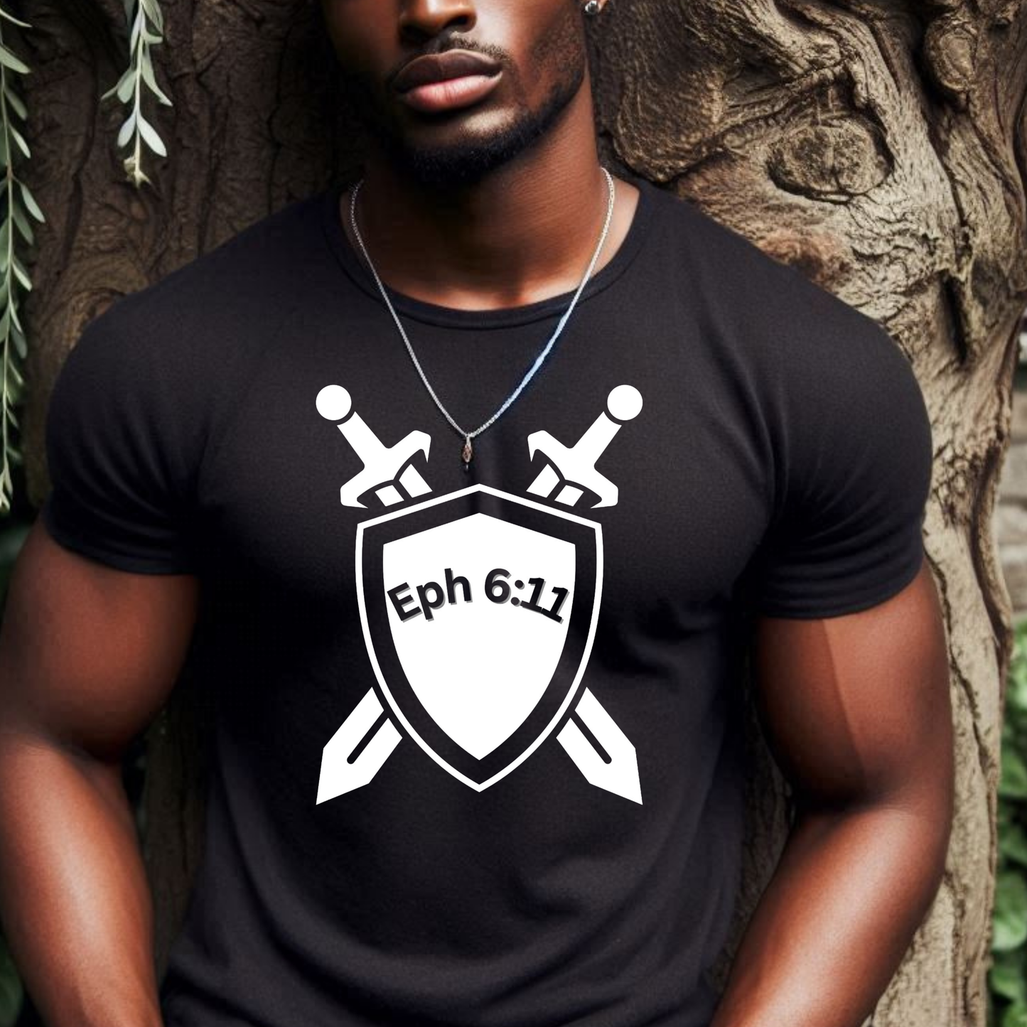 Ephesians 6:11 12 tribes graphic t-shirt for men