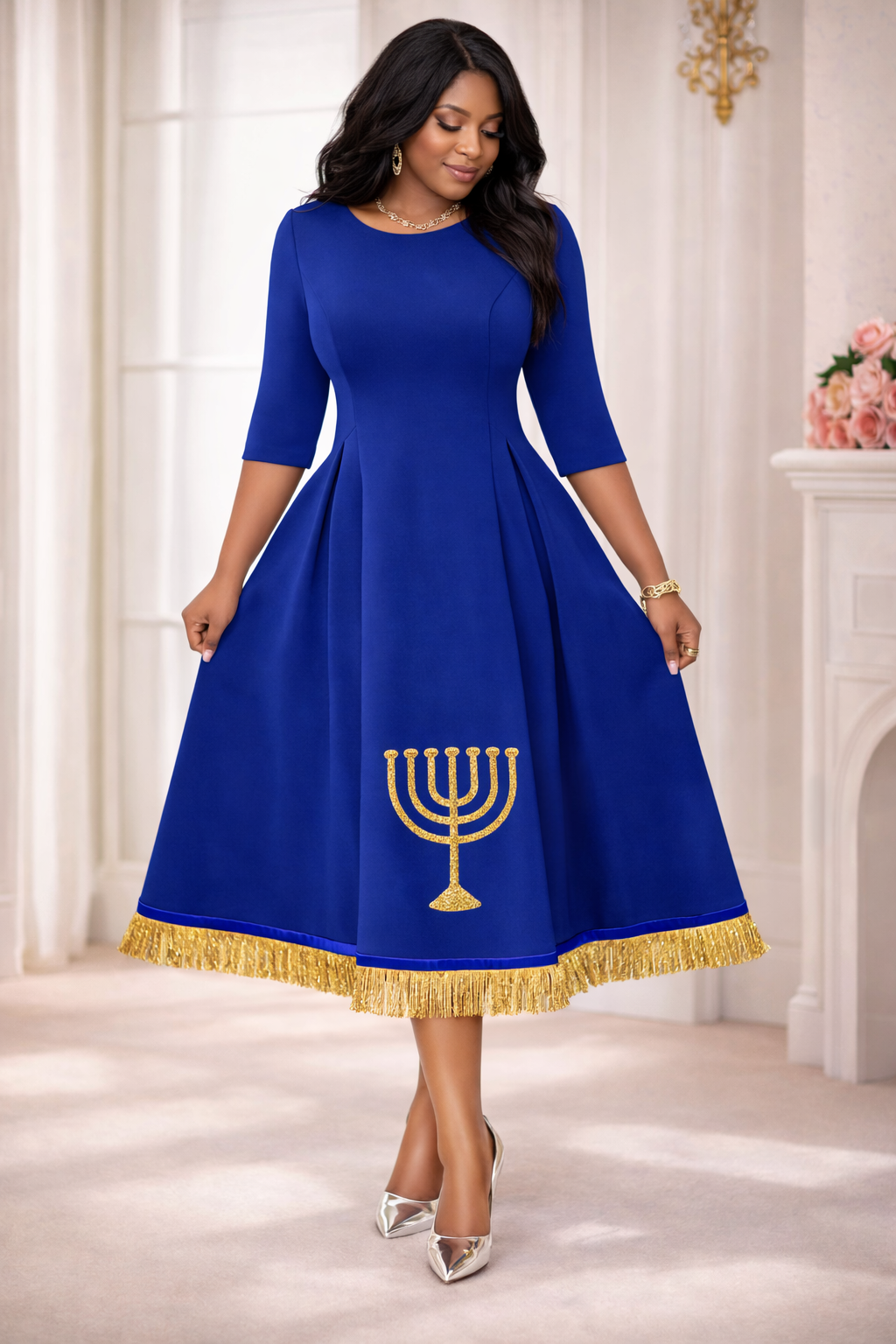 Modest Menorah dress