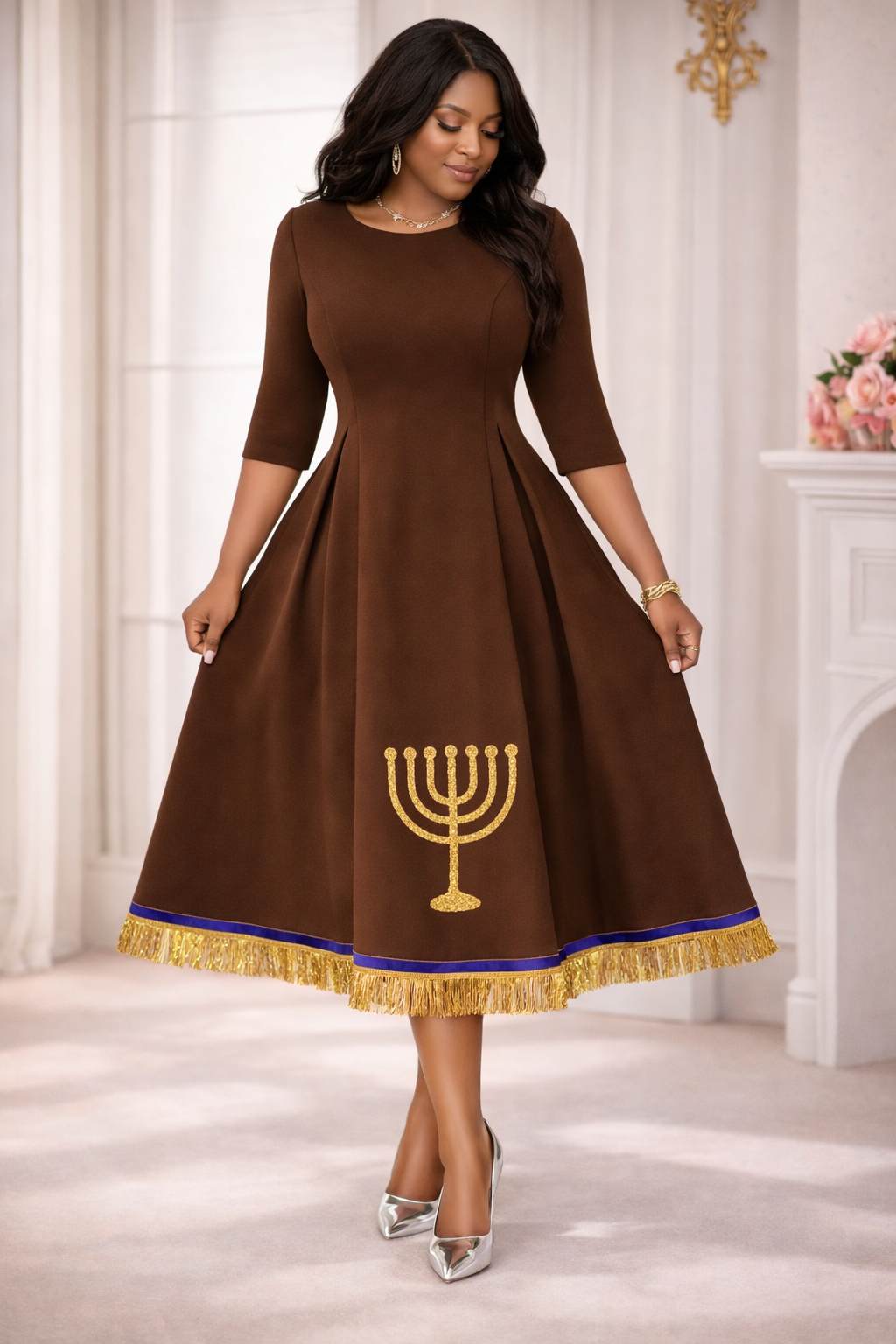 Modest Menorah dress