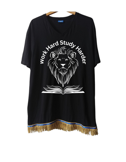 Lion Graphic t-shirt for men Work Hard Saty Humble