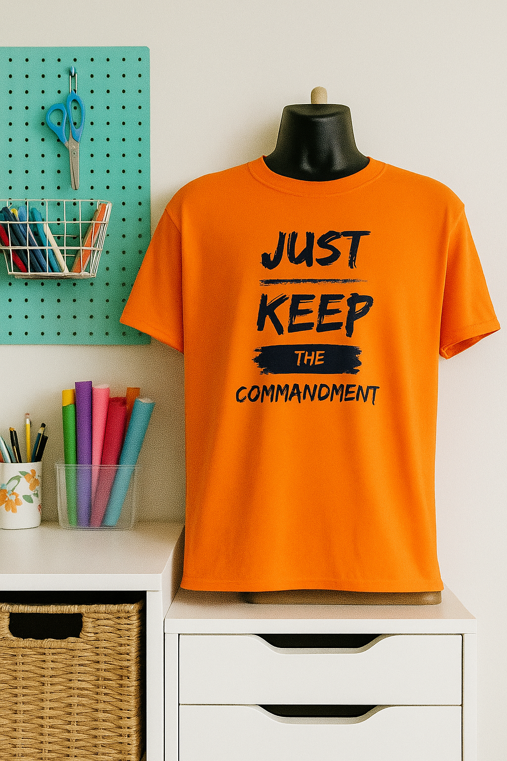 Just Keep The Commandments Graphic t-shirt