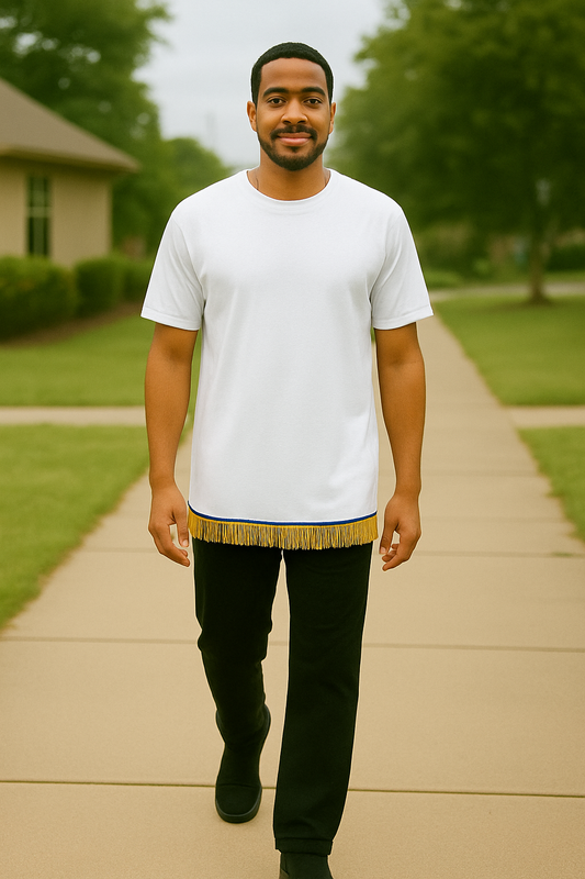 Mens single fringed  t-shirt collection