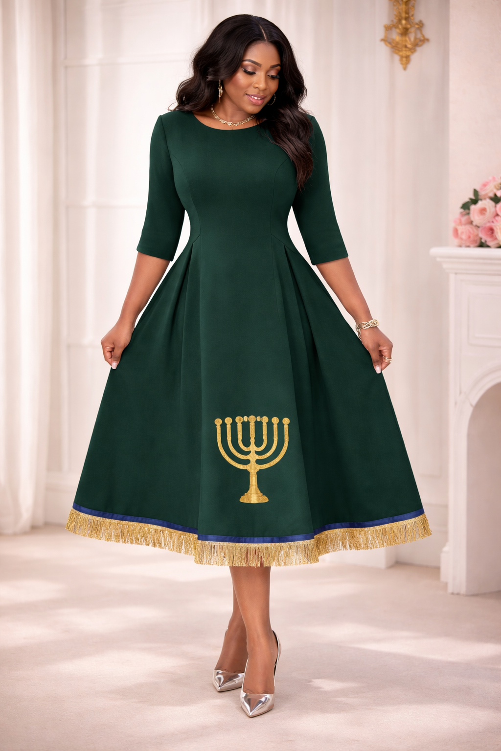 Modest Menorah dress