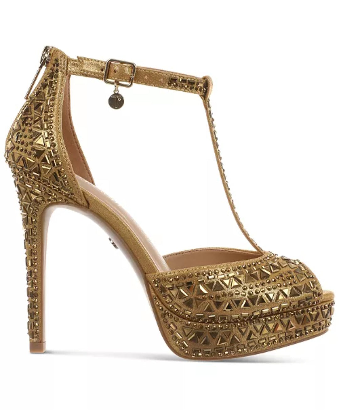 Thalia Sodi Women's Chacey Embellished T-Strap Platform Pumps