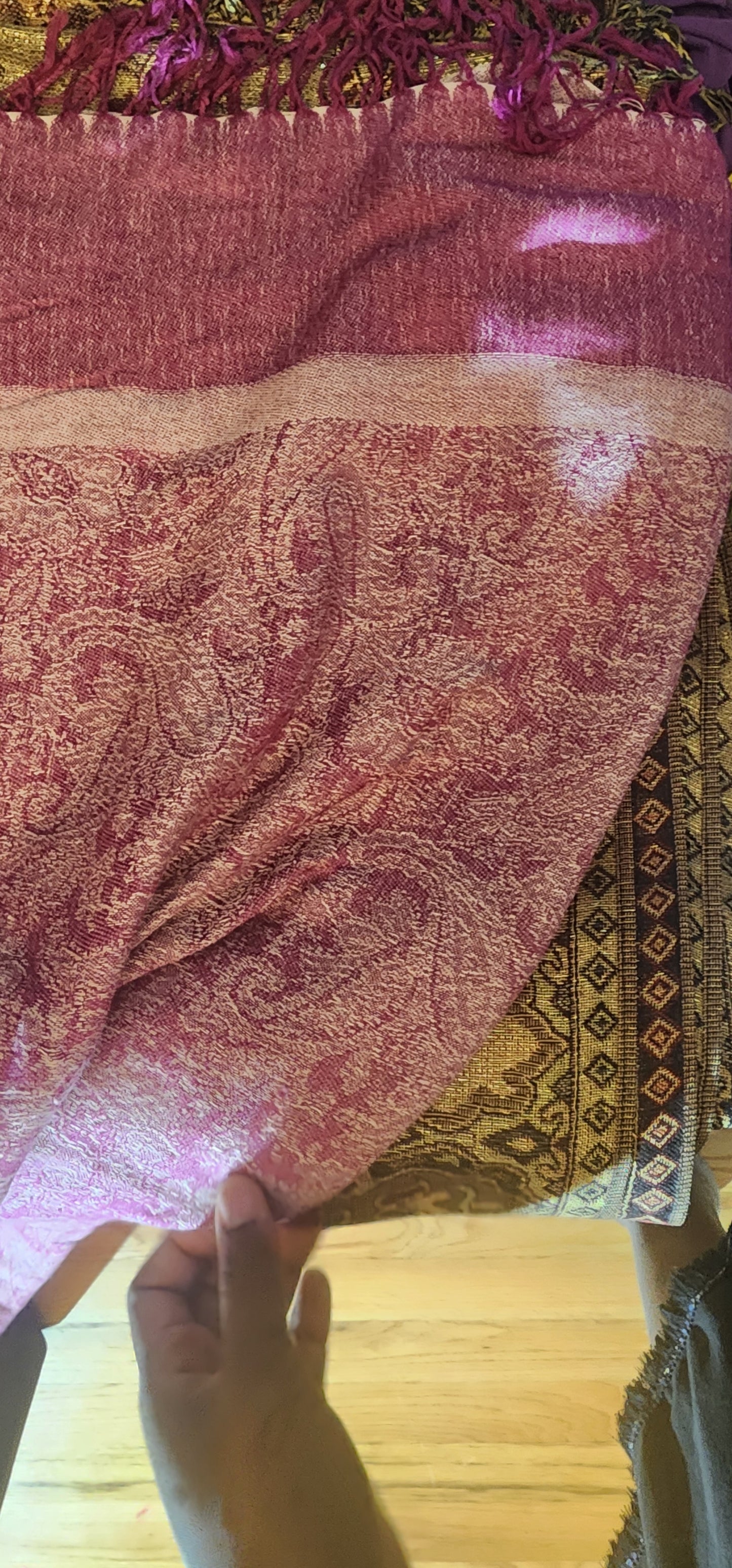 double sided shawls