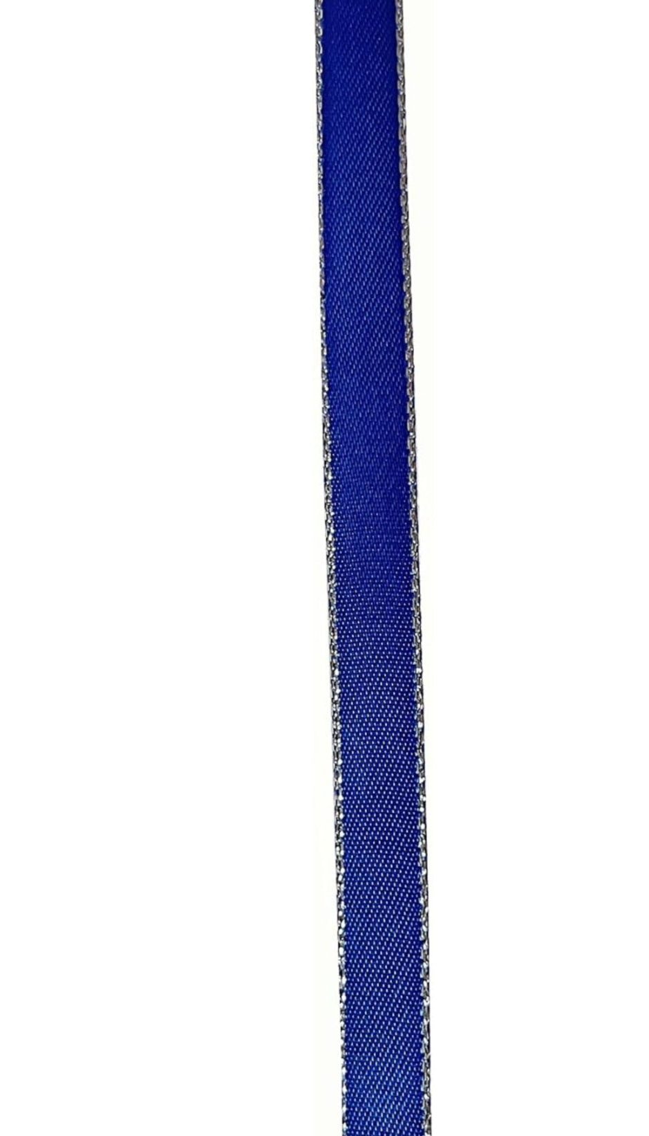 Navy blue ribbion with gold trim 3/8
