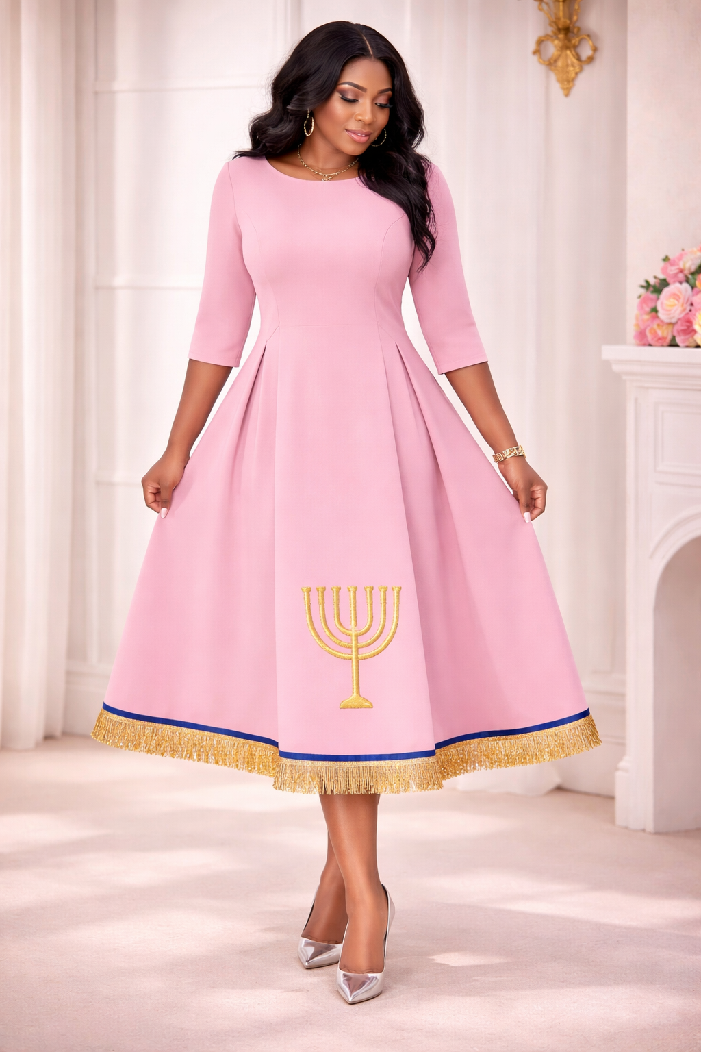 Modest Menorah dress