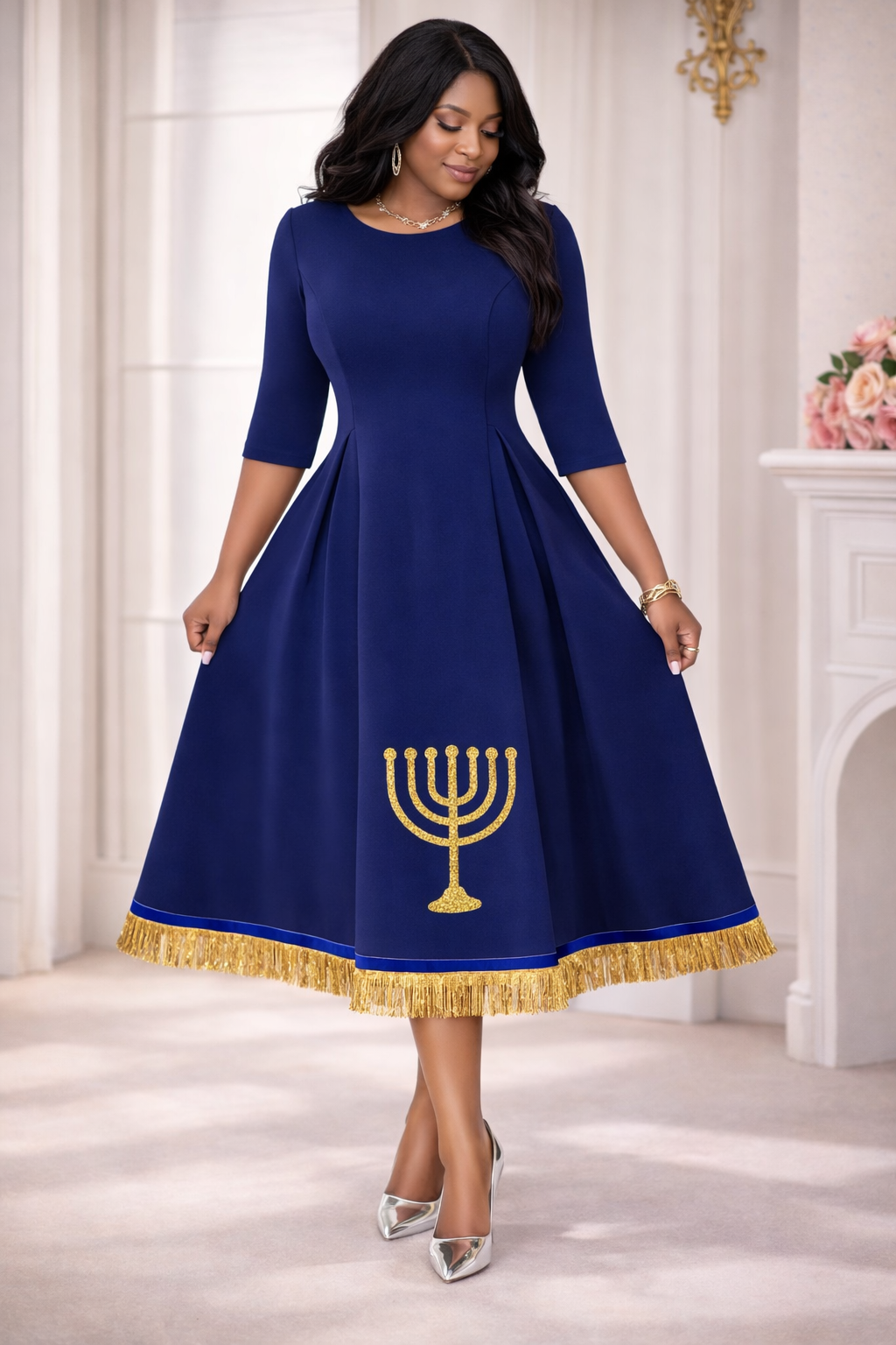 Modest Menorah dress