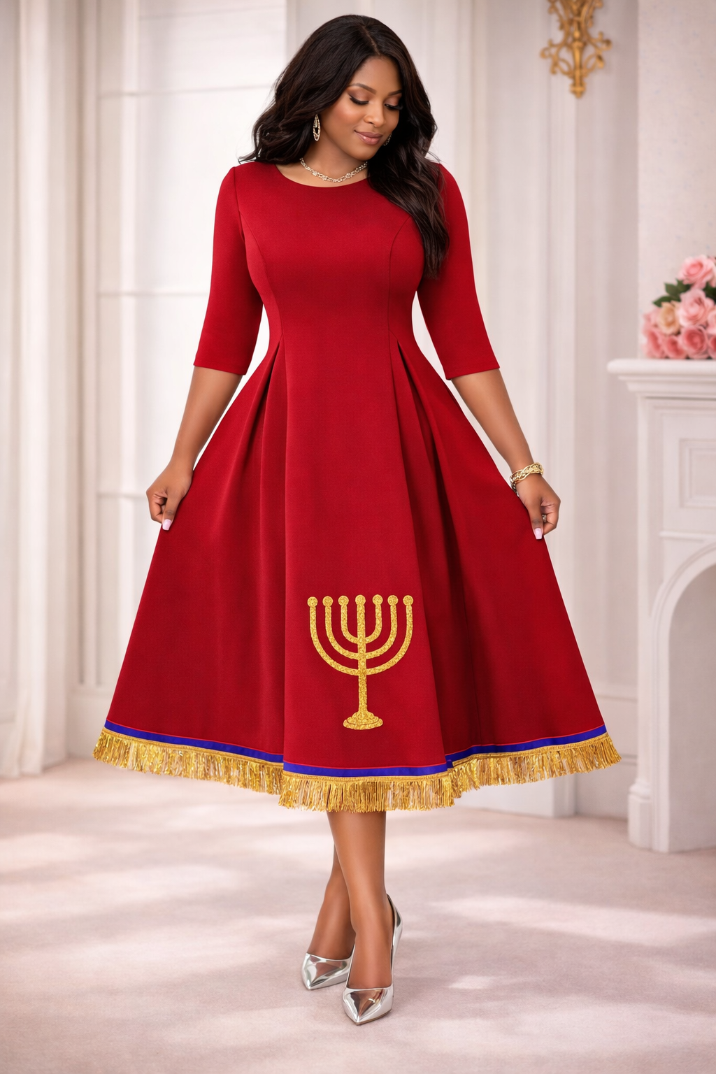 Modest Menorah dress