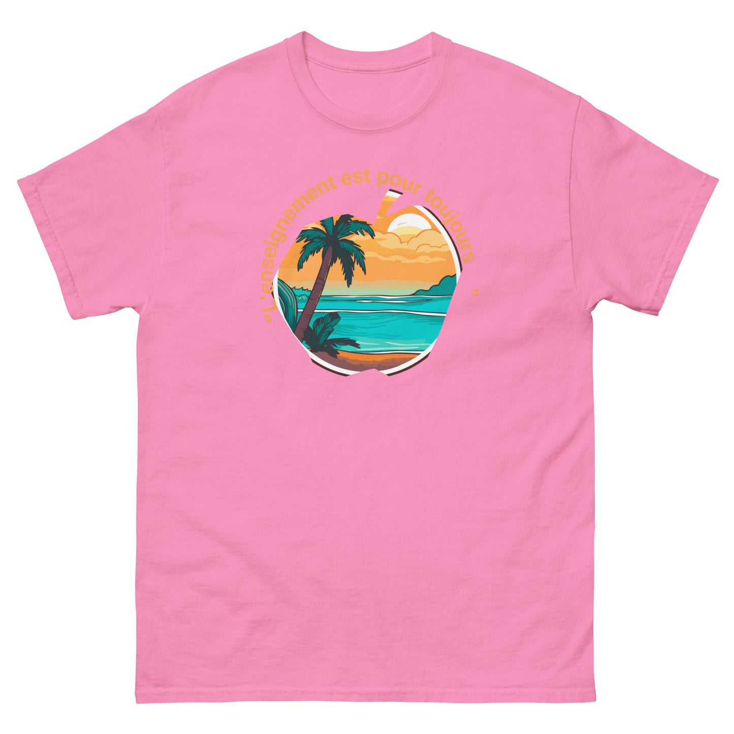 Unisex classic tee "teacher are forever" in french